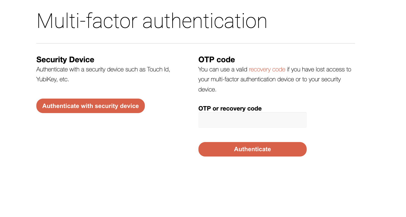 Multi-factor authentication prompt to update MFA level